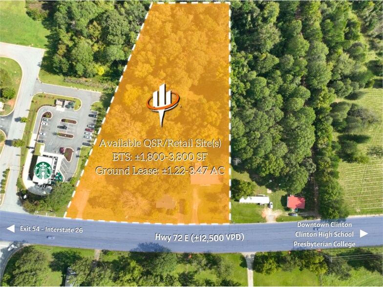 18860 Highway 72 East, Clinton, SC à louer - Aérien – Image 2 sur 4