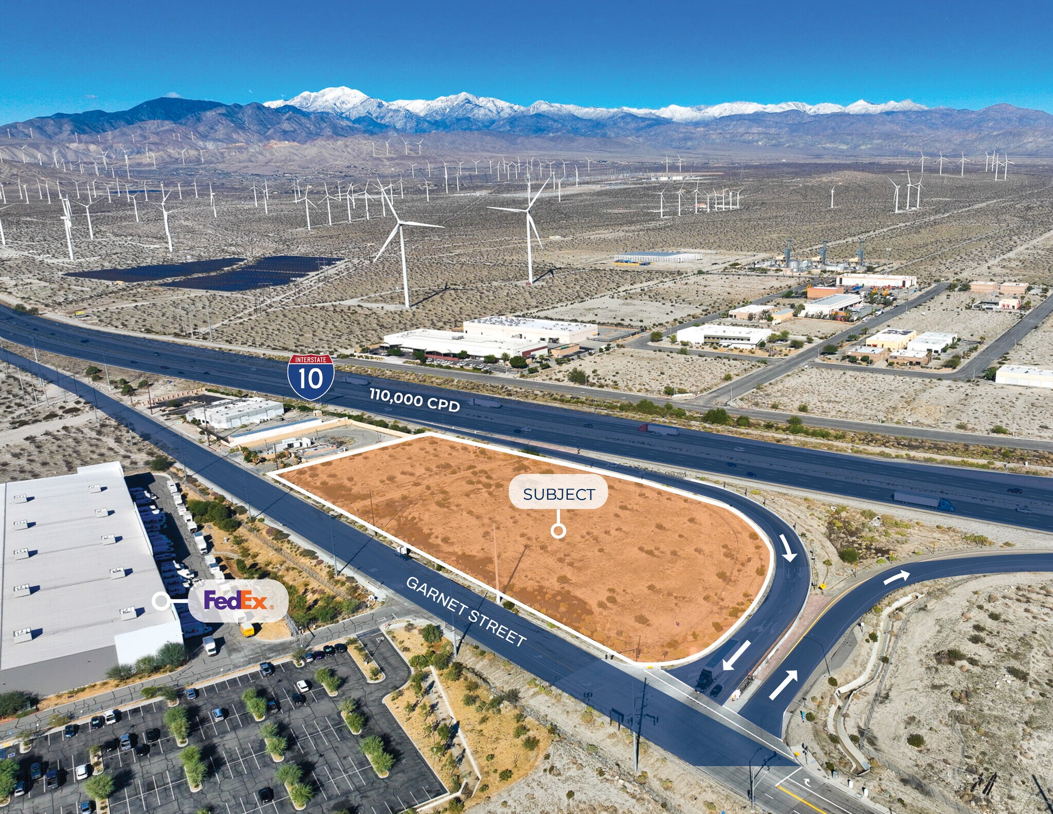 Interstate 10 Indian Canyon Dr, Palm Springs, CA à vendre Aérien– Image 1 sur 5