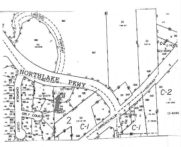 1926 Northlake Pky, Tucker, GA à louer - Plan cadastral – Image 2 sur 2