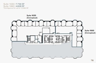 550 W C St, San Diego, CA à louer Plan d’étage– Image 1 sur 1