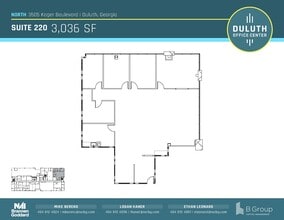 3505 Koger Blvd, Duluth, GA à louer Plan d’étage– Image 1 sur 1