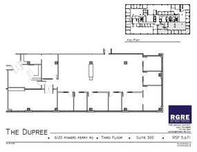 6120 Powers Ferry Rd NW, Atlanta, GA à louer Plan d’étage– Image 1 sur 1