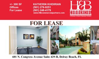 Plus de détails pour 601 N Congress Ave, Delray Beach, FL - Bureau à louer
