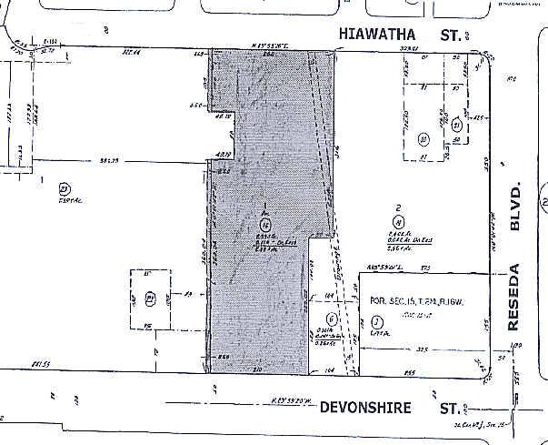 18647 Devonshire St, Northridge, CA à louer - Plan cadastral – Image 2 sur 5
