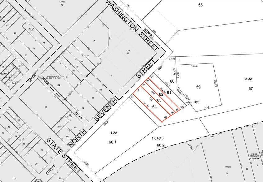 86 N 7th St, Hudson, NY à vendre - Plan cadastral – Image 2 sur 24