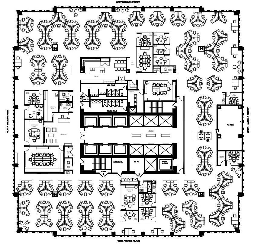 181 W Madison St, Chicago, IL à louer Plan d’étage– Image 1 sur 2