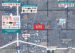 6532 W Flint St, Chandler, AZ - Vue aérienne  vue de carte