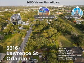 3316 Lawrence St, Orlando, FL - VUE AÉRIENNE  vue de carte