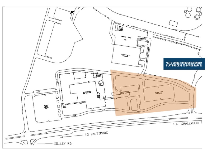 1005 Brandon Shores Rd, Baltimore, MD à vendre - Plan de site – Image 2 sur 5