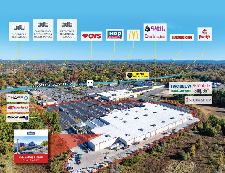 325 Cottage Grove Rd, Bloomfield, CT à vendre - Photo de l’immeuble – Image 2 sur 6