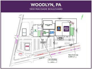 Plus de détails pour 1245 MacDade Blvd, Woodlyn, PA - Local commercial à louer