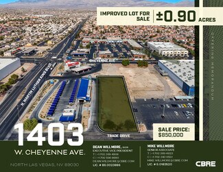 Plus de détails pour 1403 W Cheyenne Ave, North Las Vegas, NV - Terrain à vendre