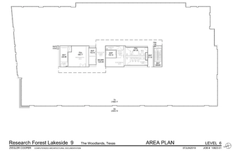 9709 Lakeside Blvd, The Woodlands, TX à louer Plan d’étage– Image 1 sur 1