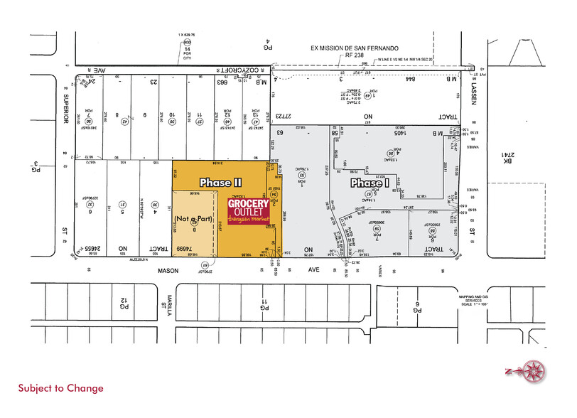 9805 Mason Ave, Chatsworth, CA à vendre - Plan cadastral – Image 2 sur 2