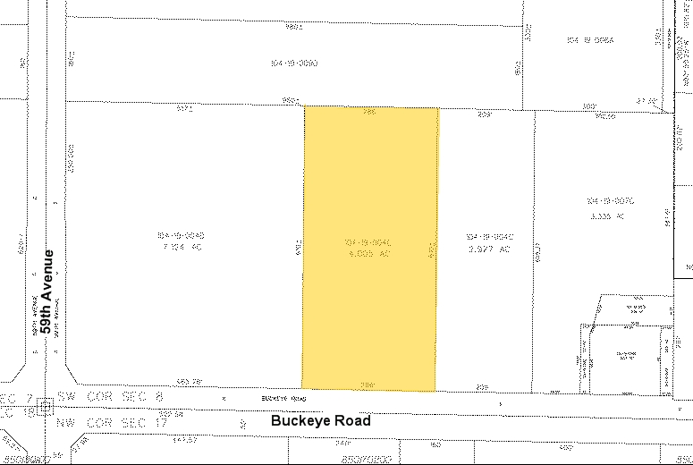 5740 W Buckeye Rd, Phoenix, AZ à vendre - Plan cadastral – Image 2 sur 5