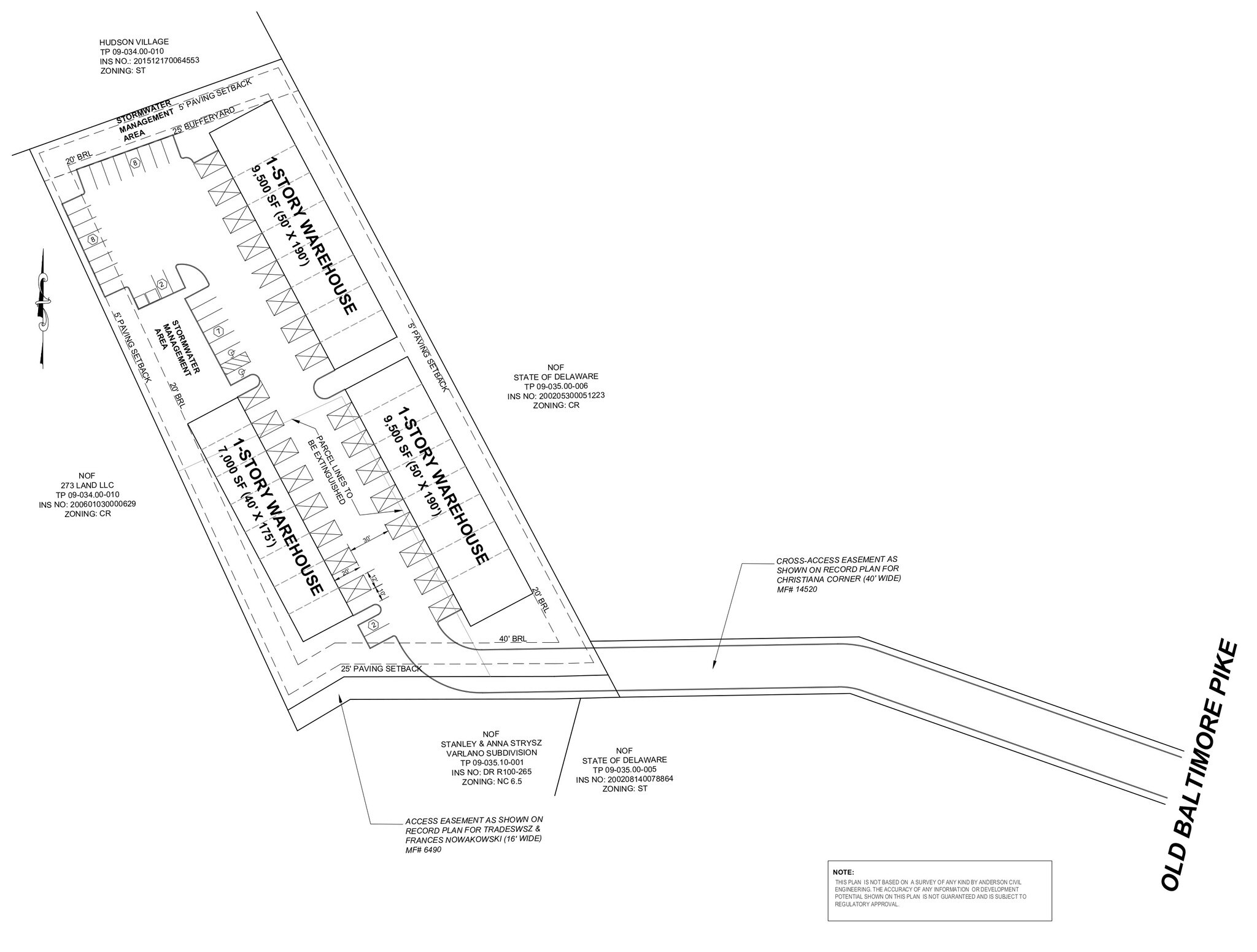 Old Baltimore Pike, Newark, DE à vendre Plan de site– Image 1 sur 4
