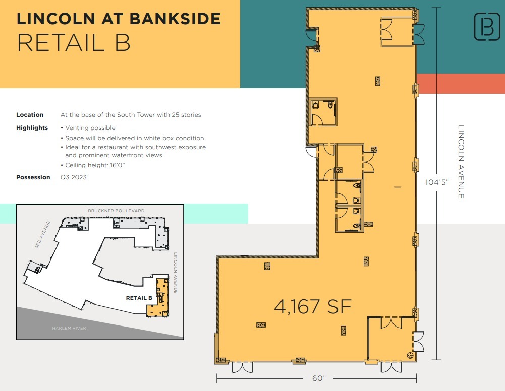 101 Lincoln Ave, Bronx, NY à louer Plan d’étage– Image 1 sur 1