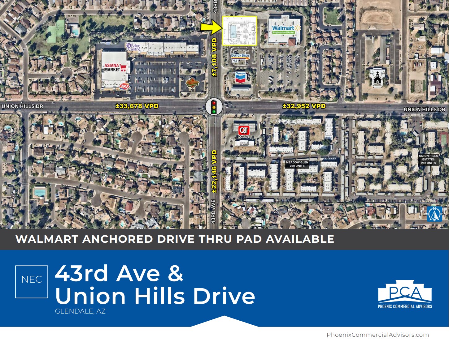 4240 W Union Hills Dr, Glendale, AZ à vendre Photo de l’immeuble– Image 1 sur 3