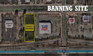 Plus de détails pour 912 Ramsey, Banning, CA - Terrain à louer