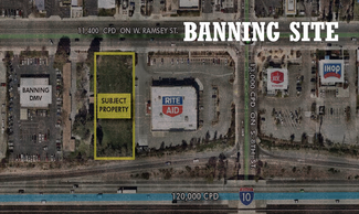 Plus de détails pour 912 Ramsey, Banning, CA - Terrain à louer