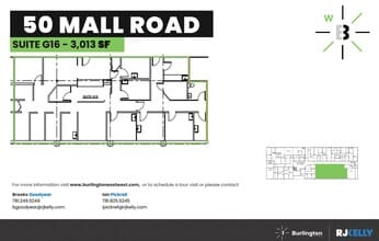 50 Burlington Mall Rd, Burlington, MA à louer Plan d’étage– Image 1 sur 1