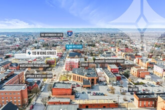 115 W King St, Martinsburg, WV - Vue aérienne vue de carte