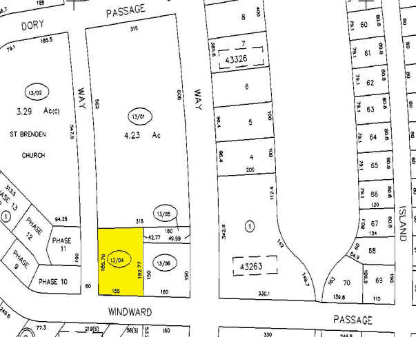 280 Windward Rd, Clearwater Beach, FL à louer - Plan cadastral – Image 2 sur 2