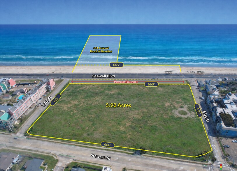 8008 Seawall Blvd, Galveston, TX à vendre - Photo principale – Image 1 sur 4