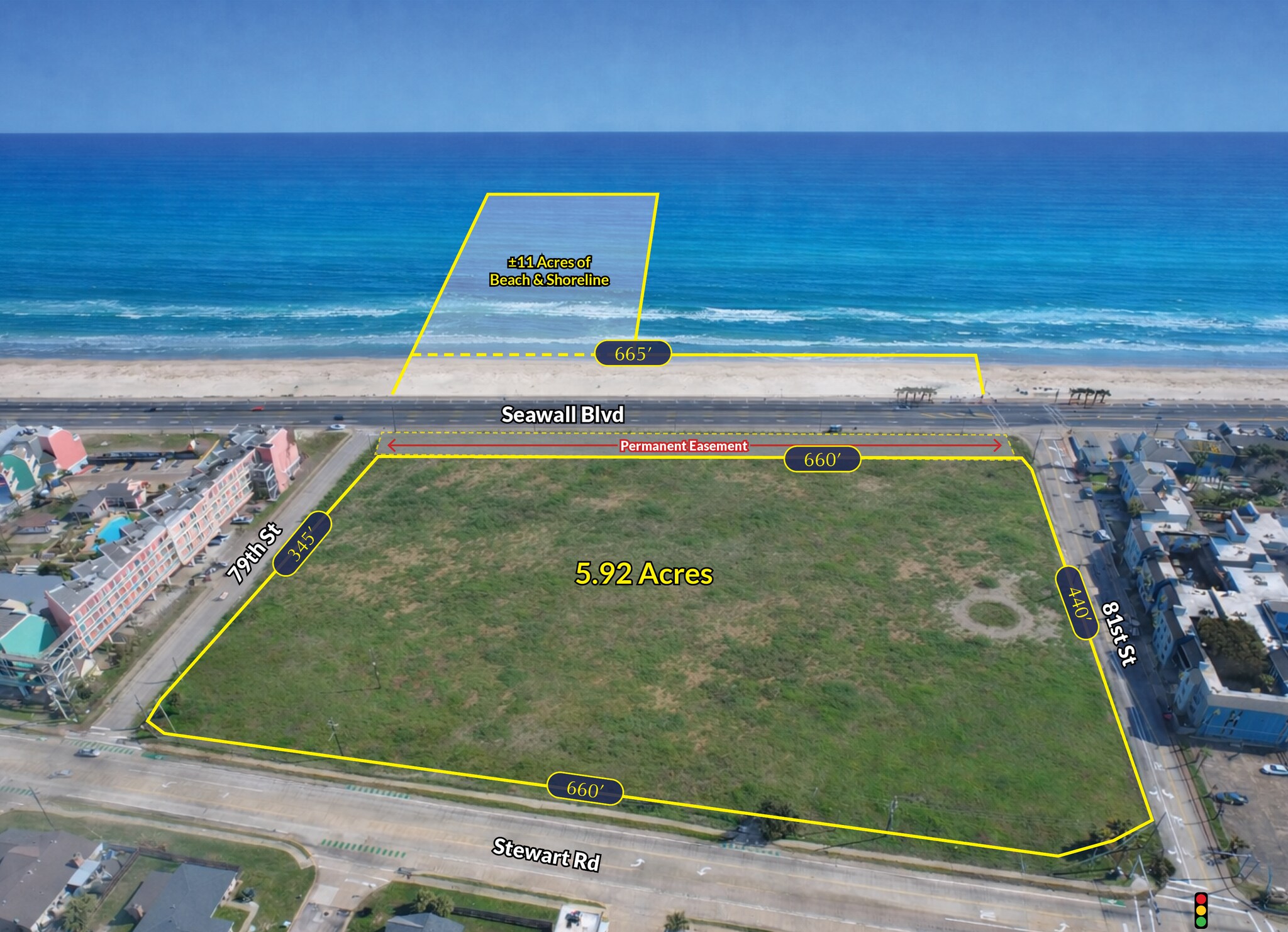 8008 Seawall Blvd, Galveston, TX à vendre Photo principale– Image 1 sur 5
