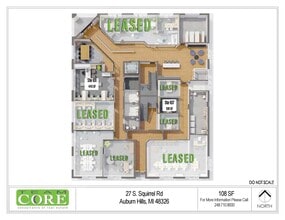 27 S Squirrel Rd, Auburn Hills, MI à louer Plan d’étage– Image 1 sur 1