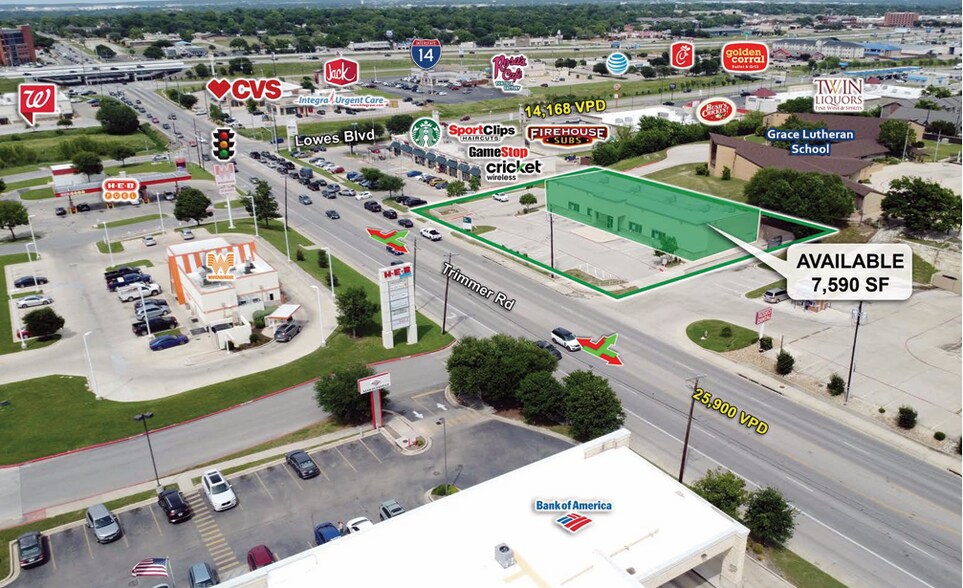 2602 Trimmier Rd, Killeen, TX à louer - Photo de l’immeuble – Image 3 sur 5