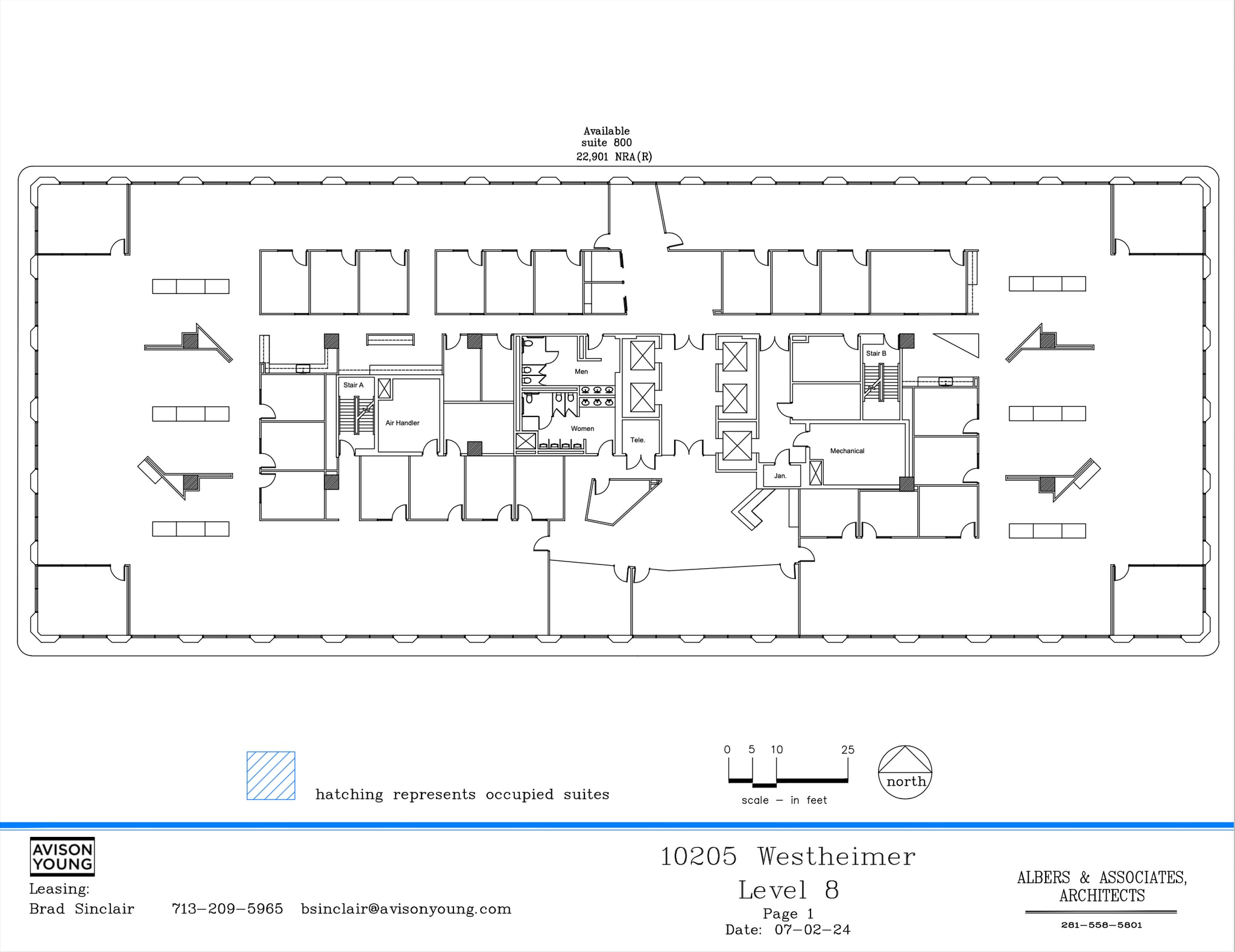10205 Westheimer Rd, Houston, TX à louer Plan d’étage– Image 1 sur 1