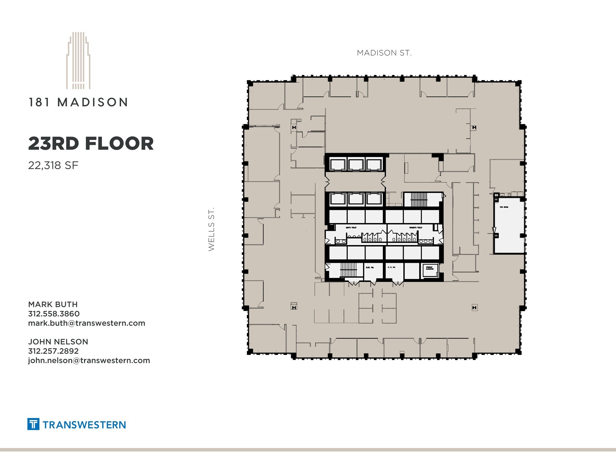 181 W Madison St, Chicago, IL à louer Plan de site– Image 1 sur 2