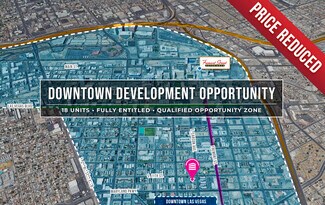 Plus de détails pour 205 S 11th St, Las Vegas, NV - Terrain à vendre