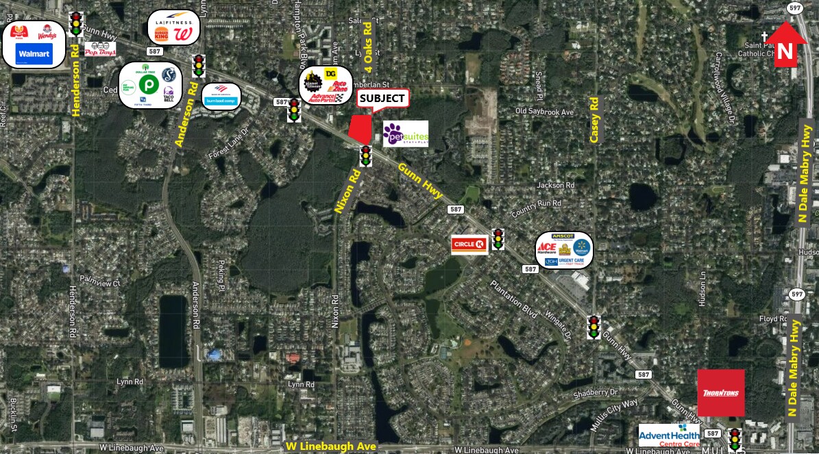 12208 Four Oaks Rd, Tampa, FL à louer Aérien– Image 1 sur 6