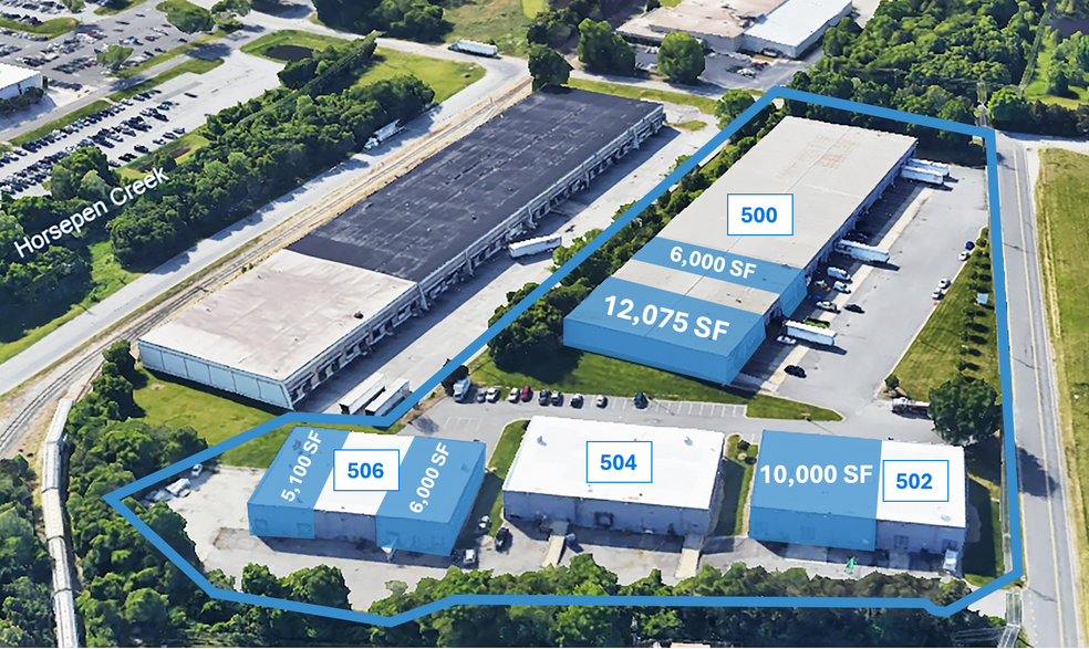 500 Radar Rd, Greensboro, NC à louer - Photo de l’immeuble – Image 1 sur 10