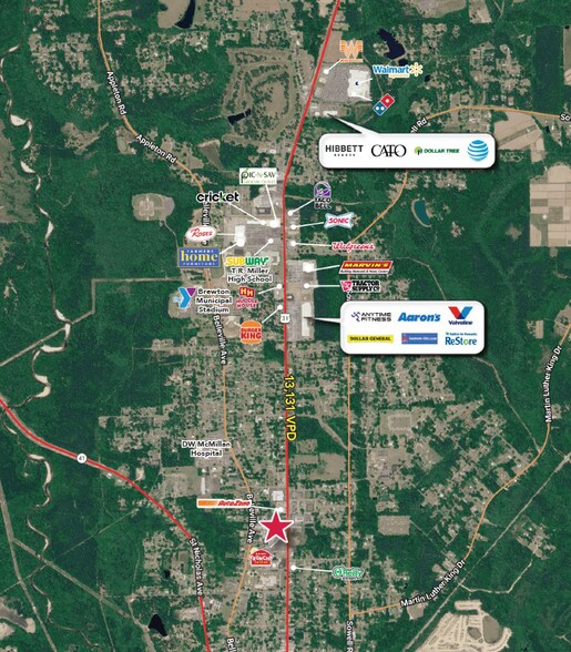 1029 Douglas Ave, Brewton, AL à louer - Photo de l’immeuble – Image 2 sur 2