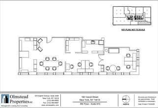 180 Varick St, New York, NY à louer Plan d’étage– Image 1 sur 1