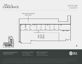 2375 E Camelback Rd, Phoenix, AZ à louer Plan d’étage– Image 1 sur 1