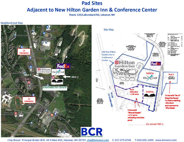 Route 120/LaBombard Rd, Lebanon, NH à vendre - Plan de site – Image 3 sur 6