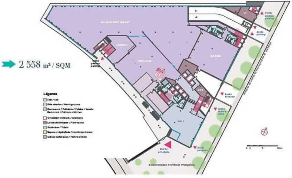 Bureau dans Nanterre à louer - Plan d’étage – Image 2 sur 7