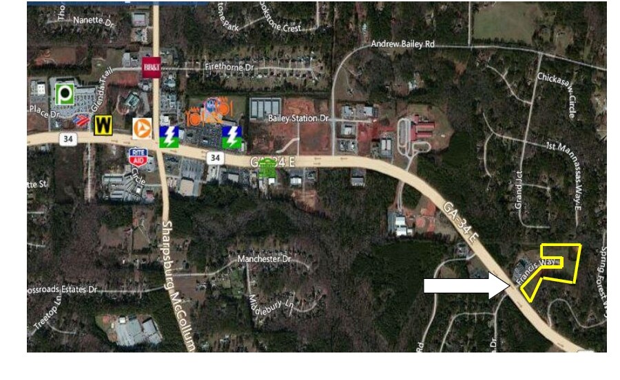 Francis Way, Sharpsburg, GA à vendre - Aérien – Image 3 sur 5