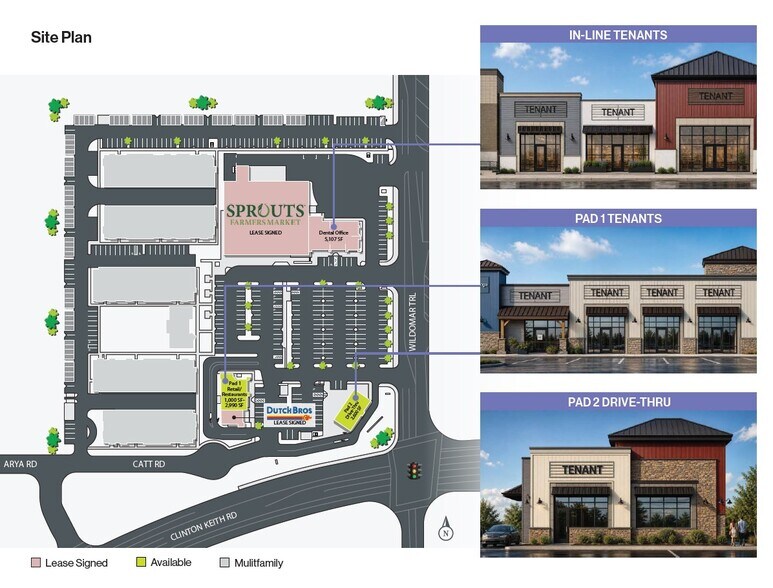 NWC Clinton Keith & Wildomar Trl, Wildomar, CA à louer - Plan de site – Image 3 sur 4