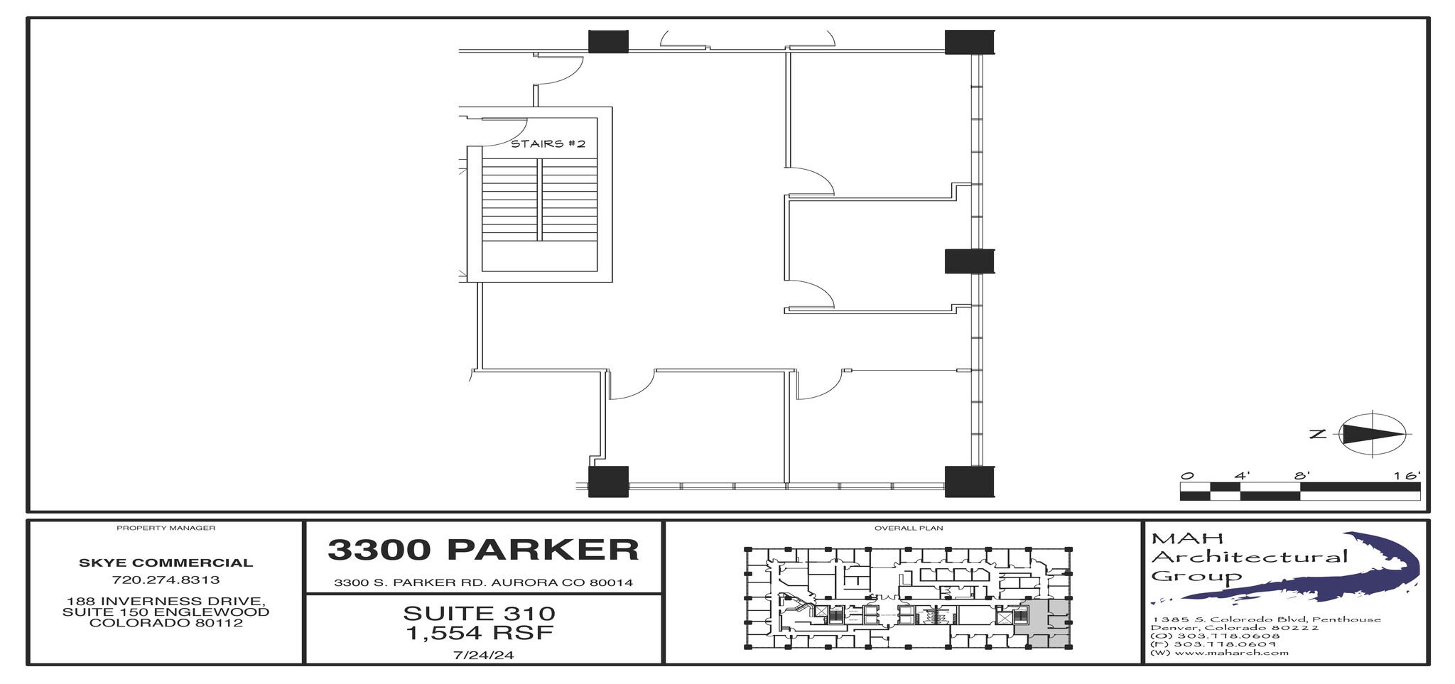 3300 S Parker Rd, Aurora, CO à louer Plan d’étage– Image 1 sur 1