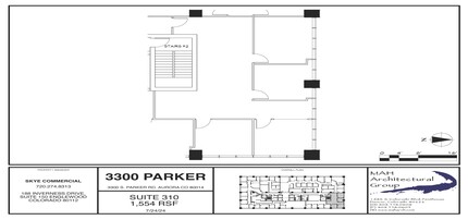 3300 S Parker Rd, Aurora, CO à louer Plan d’étage– Image 1 sur 1