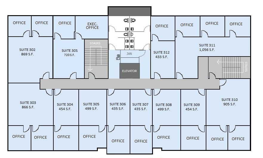 7951 Riviera Blvd, Miramar, FL à louer Plan d’étage– Image 1 sur 4