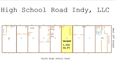 3350 N High School Rd, Indianapolis, IN à louer Plan d’étage– Image 1 sur 1