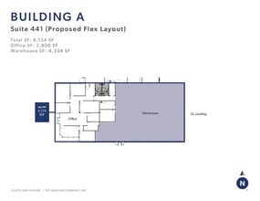 401-421 SW 41st St, Renton, WA à louer Plan d’étage– Image 2 sur 2