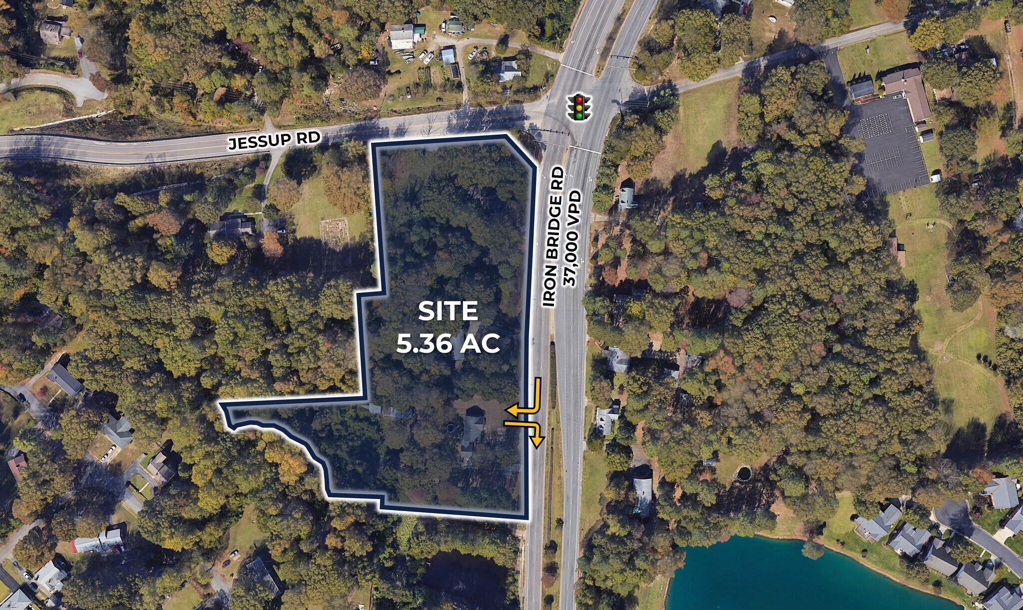 5400-5436 Iron Bridge Rd, Richmond, VA à vendre Photo de l’immeuble– Image 1 sur 3