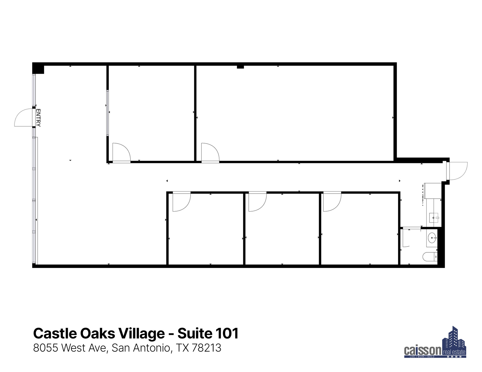 8055 West Ave, San Antonio, TX à louer Plan d’étage– Image 1 sur 1